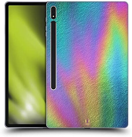 Head Case Designs Alluminio Stampe A Chiazza Di Petrolio Custodia Cover in Morbido Gel Compatibile con Samsung Galaxy Tab S8 Plus