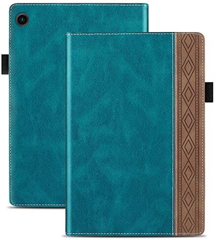 Vaitasy Custodia per Samsung Galaxy Tab A8 10.5 Pollici 2021 (SM-X200 /SM-X205), Flip PU Pelle con Supporto Funzione Protettivo Cover per Galaxy Tab A8 10.5" Verde