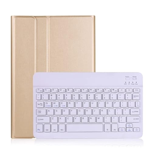 YEYOUCAI A870 For Galaxy Tab S7 T870/T875 11 inch Detachable Bluetooth Keyboard Ultrathin Horizontal Flip Leather Tablet Case with Holder & Elastic Band(Rose Gold)