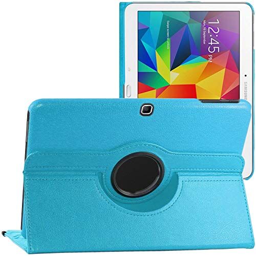 ebestStar Cover per Samsung Galaxy Tab 4 10.1 SM-T530, T533 T531 T535, Custodia Protezione Rotazione 360, Pelle PU, Blu