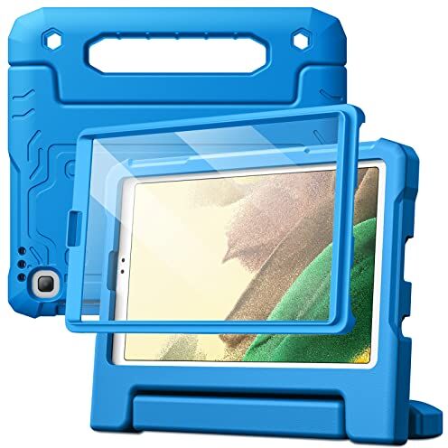 JETech Custodia Bambini per Samsung Galaxy Tab A7 Lite 8,7 Pollici 2021 (SM-T227/T225/T220) con Pellicola Prottetiva Integrata, Protezione Tablet Cover per Antiurto con Supporto (Blu)