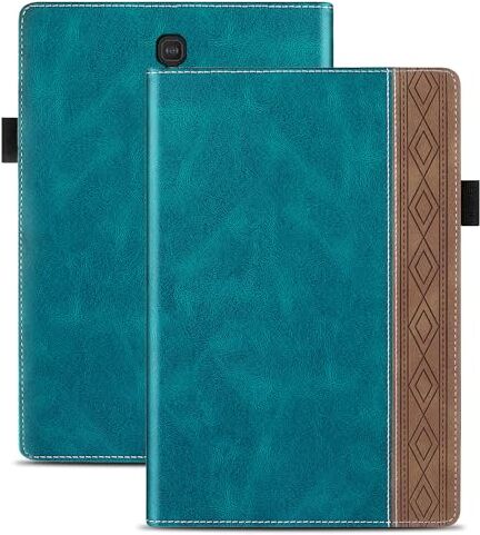 Vaitasy Custodia Samsung Galaxy Tab S4 10.5 Pollici 2018 (SM-T830/ SM-T835/ SM-T837), PU Pelle Custodia con Supporto Funzione per Galaxy Tab S4 10.5" Verde