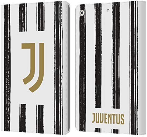 Head Case Designs Licenza Ufficiale Juventus Football Club in Casa 2020/21 Kit Abbinato Custodia Cover in Pelle a Portagoglio Compatibile con Apple iPad 10.2 2019/2020/2021