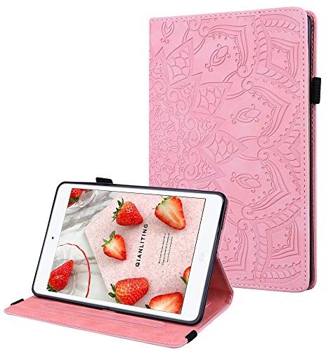 JZ Cattle Stripe Design Tablet Wallet Custodias Per For Samsung Galaxy Tab S6 10.5 inch 2019 (SM-T860/SM-T865/SM-T867) Custodia Pink