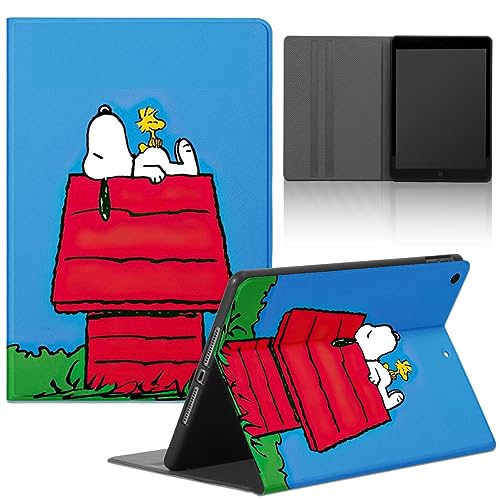 PBNDJVG Custodia per Samsung Galaxy Tab S6 Lite 10,4" 2022/2020, Flip PU in Pelle con Supporto Ultra Sottile TPU Custodia Cartone Carino Snoopy Protettivo Folio Cover, C1