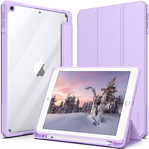 EasyAcc Cover Custodia Compatibile con iPad 9.7" iPad 6a 2018/iPad 5a 2017 (A1822 A1823 A1954 A1893), Sottile Leggero con Auto Sleep/Wake,Viola