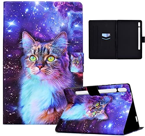 Vkooer Custodia for Lenovo Tab P11 Pro Gen 2 11.2 Pollici / Pad Pro 2022 Cover Custodia Leggero Flip Tasca Case Bellissimi Modelli con Supporto Funzione Visione Multiangolare, Star cat