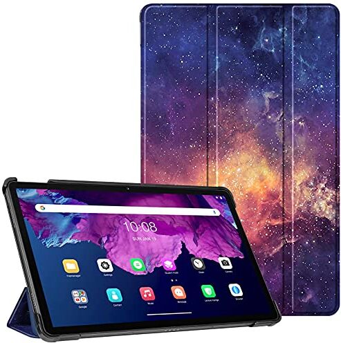 FINTIE Custodia per Lenovo Tab P11 (TB-J606) / P11 Plus 11" 2021(TB-J616F/TB-J607), Sottile Leggera Case Protettiva Cover con Auto Sonno/Sveglia, Galaxy