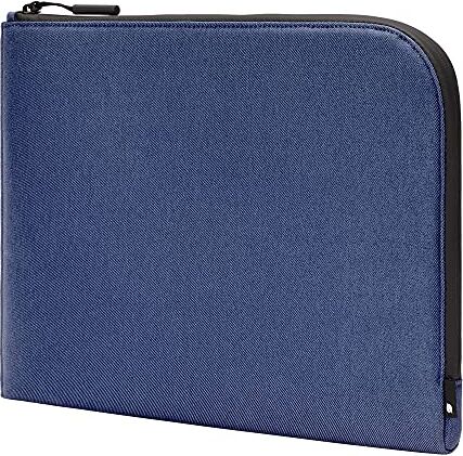 Incase Facet Sleeve Custodia per Apple MacBook Pro 16" e 15"/16", in 100% twill riciclato (poliestere), 2 tasche interne, esterno impermeabile, imbottitura in EVA, colore: Blu