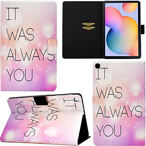 DodoBuy Custodia per Lenovo Tab M10 FHD Plus 10.3" Tablet, in Pelle PU Flip Smart Cover Copertura Sottile Case Borsa Titolare Portafoglio Supporto Slot per Schede Chiusura Magnetica Always You