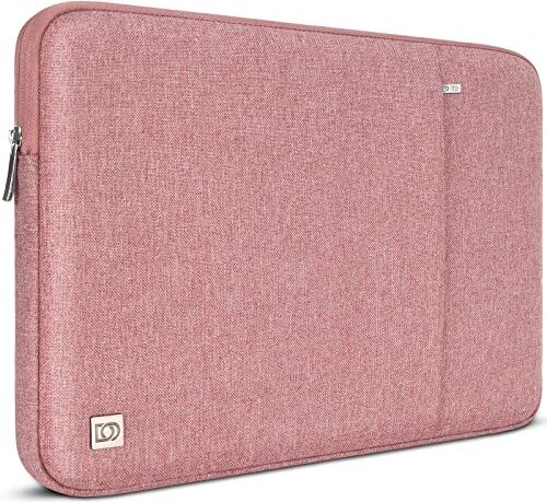 DOMISO 11,6 Pollici Custodia Borsa per Computer Portatile PC Laptop Case Protettiva Sleeve per 11.6" MacBook Air/12.9" iPad Pro 2018/12,3"Microsoft Surface Pro 6,4,/12" Samsung Galaxy Book 2, Rosa