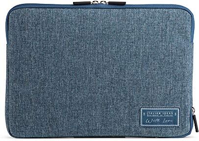 aiino italian ideas aiino Stark Sleeve Custodia Borsa MacBook 13", Sleeve Morbida per Computer 13", Custodia Neoprene Antiurto e Antigraffio, Custodia Morbida Laptop 13",Protezione Completa, Qualità Italiana Blu