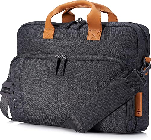 HP Envy Urban Borsa Tracolla per Notebook fino a 15.6", Vano Imbottito, Tasca Ottimale per Bloccare i Lettori RFID, Tessuti e Cerniere Resistenti, Tessuto Impermeabile, Grigio Antracite