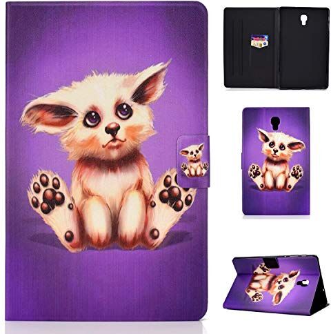 Succtop Custodia Galaxy Tab A 10.5 Pollici Cuir PU Case Stand Portafoglio Flip Cover con Funzione Auto Sleep/Wake Custodia Tablet per Samsung Galaxy Tab A 10.5" 2018 SM-T590/SM-T595 Oro Fox