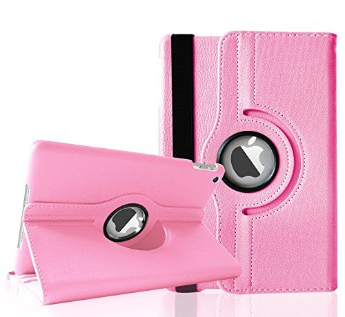 LUCH A1474 A1475 A1476 Custodia per iPad Air, rotazione a 360°, con funzione sleep/wake, colore: Rosa