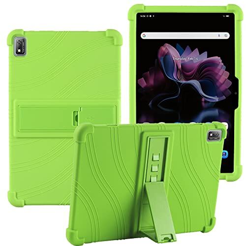 YHFZR Custodia Cover per Teclast T50 11 Pollice, Ultra Leggero Protettiva Cover in Silicone con Supporto per Bambini per Teclast T50 11 Pollice, Verde