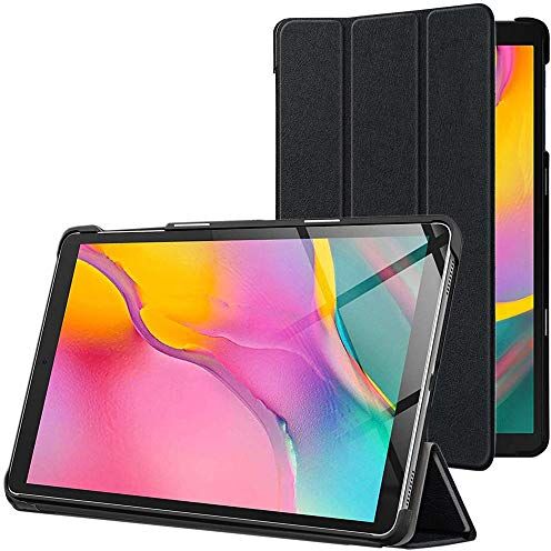 ebestStar Cover per Samsung Galaxy Tab A 10.1 2019 T510 T515, Custodia Protezione Flip Magnetica, Slim Case Sottile Pelle PU, Nero