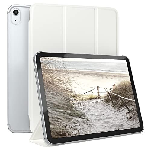 EAZY CASE Custodia per tablet Smartcase compatibile con iPad 10,9 (10° Gen) Custodia con coperchio apribile, copertina rigida, custodia protettiva, funzione sonno/sveglia, colore: Bianco
