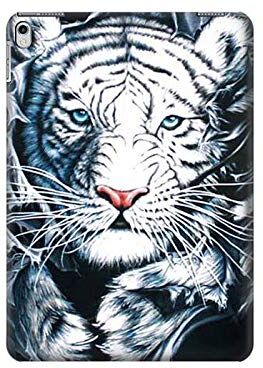 Innovedesire White Tiger Tablet Case Cover Custodia per iPad Air 2, iPad 9.7 (2017,2018), iPad 6, iPad 5