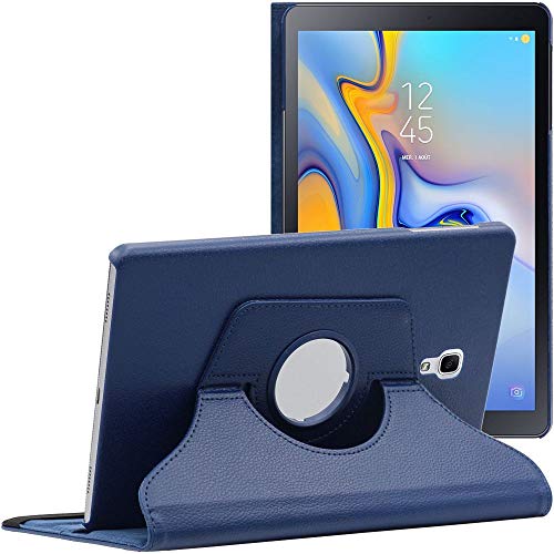 ebestStar Cover per Samsung Galaxy Tab A 10.5 (2018) T590 T595, Custodia Protezione Rotazione 360, Pelle PU, Blu scuro