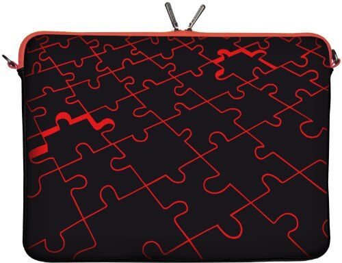 Digittrade LS110-15 Puzzle Notebook Sleeve Laptop neopren case custodia portatile borsa involucro protettivo 39,6cm (15,4 – 15,6 pollice) nero