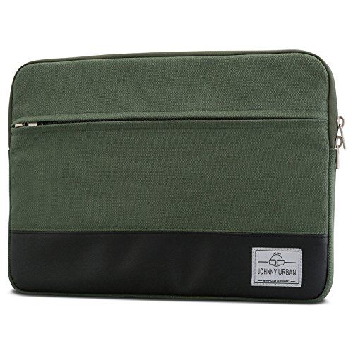 Johnny Urban Custodia MacBook Pro 13/MacBook Air (2018) Sleeve Verde Borsa PC Portatile in Tela per MacBook Air (2018)/Pro 13, Delle molti altri 11" 11.6" 12" Custodia per Notebook Tela di Cotone