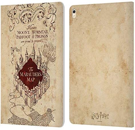 Head Case Designs Licenza Ufficiale Harry Potter The Marauder's Map Prisoner of Azkaban II Custodia Cover in Pelle a Portagoglio Compatibile con Apple iPad PRO 10.5 (2017)