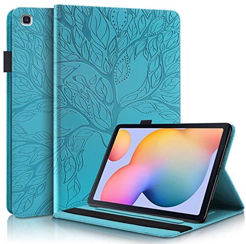 Vkooer Samsung Galaxy Tab S6 Lite 10.4'' Custodia 2022/2020 Cover (SM-P619/ P613/ P610/ P615) PU Pelle Flip Portafoglio Guscio Protettivo Flip Case con Tasca e Multi-View Stand,