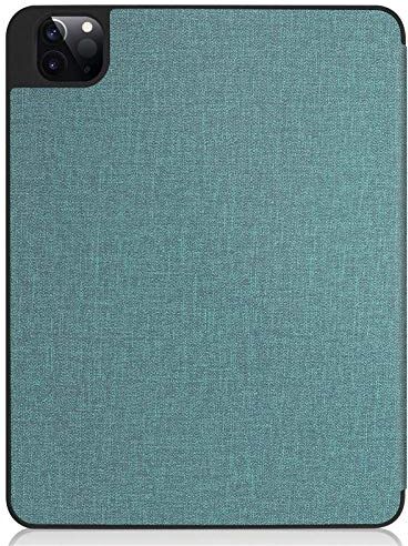 Huiran per iPad PRO 11 12.9 2020 Custodie per Tablet Smart Case Cover per Tablet per iPad PRO 11 2020 Tessuto Oxford + TPU Soft Back-Green 11