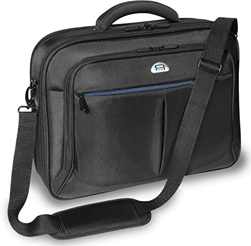 PEDEA Borsa per laptop 15,6 pollici (39,6 cm), nero con scomparto per tablet