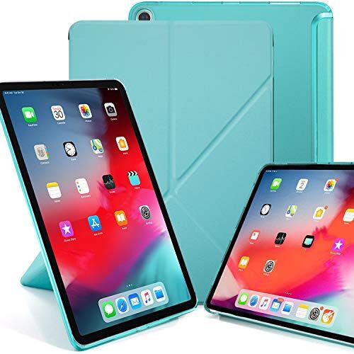 KHOMO Custodia per iPad Pro da 11", serie Dual Origami, display orizzontale e verticale, colore: Verde menta