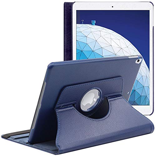 ebestStar Cover per iPad Air 3 2019 10.5 Apple, Custodia Protezione Rotazione 360, Pelle PU, Blu scuro
