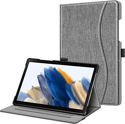 FINTIE Custodia per Samsung Galaxy Tab A8 10.5'' 2022 SM-X200/X205/X207, Multi-angli Stand Case Cover con Tasca Auto Sveglia/Sonno, Denim Grigio