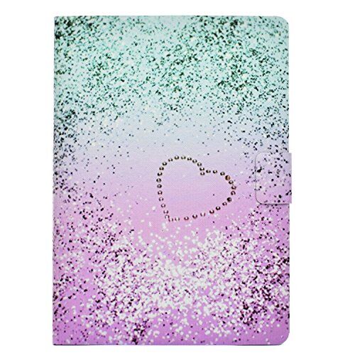 Succtop Custodia iPad 6a Generazione 2018 iPad 2017 5a Generazione 2018 Custodia Cover Flip Sonno/Sveglia Automatici Magnetica Apple iPad 2017/2018 9.7 Pollici iPad Air/iPad Air 2 Cuore