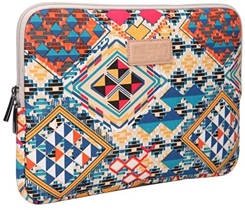 tomtoc Stile Bohemien Tessuto di Tela Custodia Borsa Involucro Sleeve Case per Kindle Oasis 2,Blu