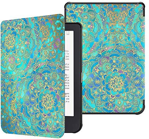 FINTIE Custodia per Kobo Clara HD 6" 2018 Ultra Sottile Leggero Cover Protettivo in Similpelle con Auto Sveglia/Sonno Funzione per Kobo Clara HD 6 Pollici E-Reader, Shades of blu