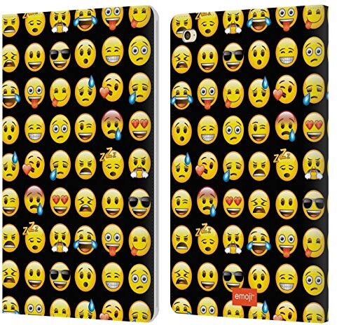 Head Case Designs Licenza Ufficiale emoji® Pattern Smileys Custodia Cover in Pelle a Portagoglio Compatibile con Apple iPad mini 4