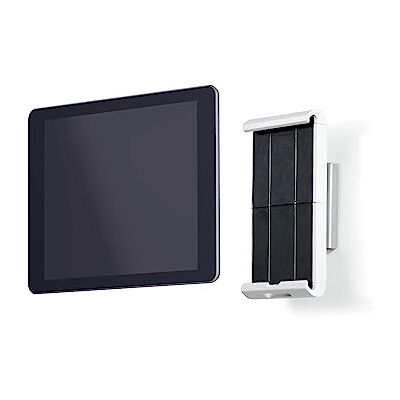 Durable Supporto tablet muro Tablet Holder Wall, porta tablet da 7" a 13", ruotabile di 360°, sistema antitaccheggio, bianco Durable Supporto tablet muro Tablet Holder Wall, porta tablet da 7" a 13", ruotabile di 360°, sistema antitaccheggio, bianco