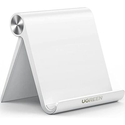 UGREEN Porta Tablet Telefono Supporto da Tavolo Regolabile Compatibile con iPad Tab S9 S8 Switch iphone 17 Pro Max Air 16 15 14 Galaxy S25 S24 e Altri da 4'' a 11'' Bianco UGREEN Porta Tablet Telefono Supporto da Tavolo Regolabile Compatibile con iPad Tab S9 S8 Switch iphone 17 Pro Max Air 16 15 14 Galaxy S25 S24 e Altri da 4'' a 11'' Bianco