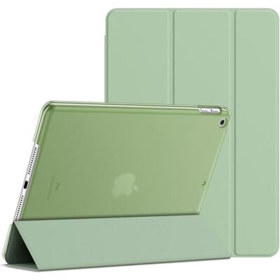 JETech Custodia per iPad 9ª/8ª/7ª Gen 10,2", Verde Matcha Cover per 10,2" 2021/2020/2019 Modello, Retro Traslucido Sottile, Supporto Tri-Pieghevole, Auto Svegliati/Sonno, Antiurto JETech Custodia per iPad 9ª/8ª/7ª Gen 10,2", Verde Matcha Cover per 10,2" 2021/2020/2019 Modello, Retro Traslucido Sottile, Supporto Tri-Pieghevole, Auto Svegliati/Sonno, Antiurto