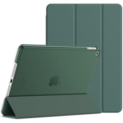 JETech Custodia per iPad 9ª/8ª/7ª Gen 10,2", Verde Nebbioso Cover per 10,2" 2021/2020/2019 Modello, Retro Traslucido Sottile, Supporto Tri-Pieghevole, Auto Svegliati/Sonno, Antiurto JETech Custodia per iPad 9ª/8ª/7ª Gen 10,2", Verde Nebbioso Cover per 10,2" 2021/2020/2019 Modello, Retro Traslucido Sottile, Supporto Tri-Pieghevole, Auto Svegliati/Sonno, Antiurto