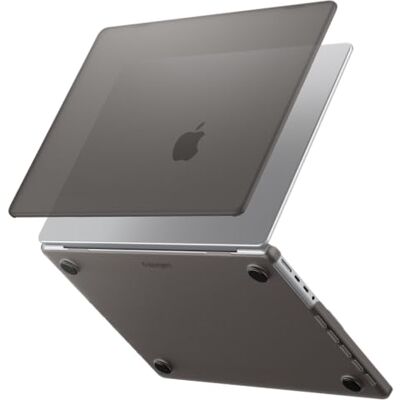 Spigen Cover Air Skin Compatibile con MacBook Pro 16 pollici M5/M4/M3/M2/M1/Pro/Max (2026-2021), Custodia rigida trasparente Frost Black Spigen Cover Air Skin Compatibile con MacBook Pro 16 pollici M5/M4/M3/M2/M1/Pro/Max (2026-2021), Custodia rigida trasparente Frost Black