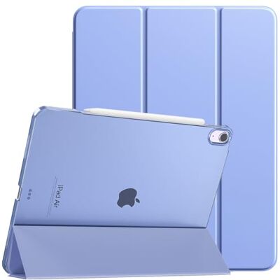 TiMOVO Cover per iPad Air 13 Pollici (M4/M3/M2), Lavanda Viola Custodia Sottile Con Supporto, Supporta Touch ID, Auto Sveglia/Sonno, Retro Traslucido TiMOVO Cover per iPad Air 13 Pollici (M4/M3/M2), Lavanda Viola Custodia Sottile Con Supporto, Supporta Touch ID, Auto Sveglia/Sonno, Retro Traslucido