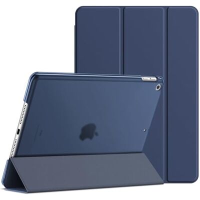 JETech Custodia per iPad 9ª/8ª/7ª Gen 10,2", Marino Intenso Cover per 10,2" 2021/2020/2019 Modello, Retro Traslucido Sottile, Supporto Tri-Pieghevole, Auto Svegliati/Sonno, Antiurto JETech Custodia per iPad 9ª/8ª/7ª Gen 10,2", Marino Intenso Cover per 10,2" 2021/2020/2019 Modello, Retro Traslucido Sottile, Supporto Tri-Pieghevole, Auto Svegliati/Sonno, Antiurto