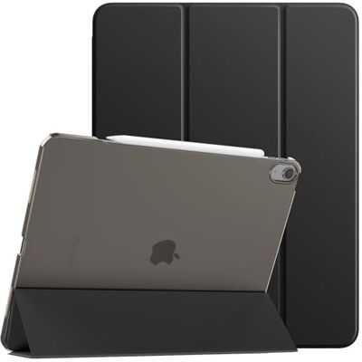 TiMOVO Cover per iPad Air 13 Pollici (M4/M3/M2) Nero Custodia Sottile Con Supporto, Supporta Touch ID, Auto Sveglia/Sonno, Retro Traslucido TiMOVO Cover per iPad Air 13 Pollici (M4/M3/M2) Nero Custodia Sottile Con Supporto, Supporta Touch ID, Auto Sveglia/Sonno, Retro Traslucido