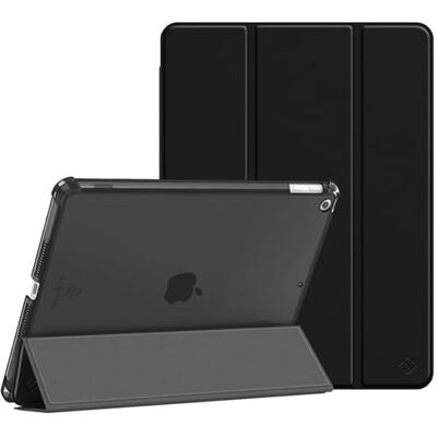FINTIE Cover per iPad 9a/8a/7a Generazione 10,2 Pollici (2021/2020/2019) con Portapenne Sottile Leggero Opaca Trasparente Posteriore Custodia con Auto Sveglia/Sonno, Nero FINTIE Cover per iPad 9a/8a/7a Generazione 10,2 Pollici (2021/2020/2019) con Portapenne Sottile Leggero Opaca Trasparente Posteriore Custodia con Auto Sveglia/Sonno, Nero