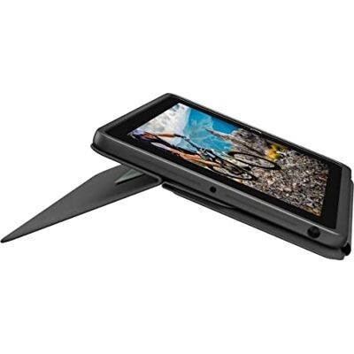 Logitech Rugged Folio per iPad (7ª, 8ª e 9ª generazione) Custodia con tastiera protettiva, Layout Inglese UK QWERTY Nero Logitech Rugged Folio per iPad (7ª, 8ª e 9ª generazione) Custodia con tastiera protettiva, Layout Inglese UK QWERTY Nero