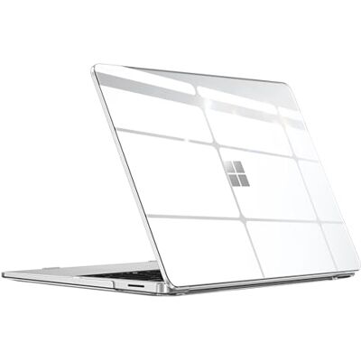 FINTIE Cover per 13.8 Pollici Surface Laptop 8 2026 & Surface Laptop 7 2024 Protective Sottile Snap On Hard Shell Custodia, Trasparente Cristallo FINTIE Cover per 13.8 Pollici Surface Laptop 8 2026 & Surface Laptop 7 2024 Protective Sottile Snap On Hard Shell Custodia, Trasparente Cristallo