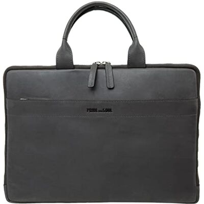Cartella in pelle Pride and Soul - Grigio Cartella in pelle Pride and Soul - Grigio