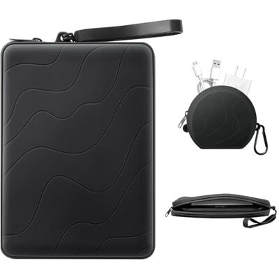 MoKo 6-7 pollici Custodia in silicone per Kindles e E-Reader, borsa multiuso con custodia per accessori adatta a Paperwhite/Colorsoft da 7“ Paperwhite da 6,8”, Kindle 6", Nook, iPad Mini 6, Nero MoKo 6-7 pollici Custodia in silicone per Kindles e E-Reader, borsa multiuso con custodia per accessori adatta a Paperwhite/Colorsoft da 7“ Paperwhite da 6,8”, Kindle 6", Nook, iPad Mini 6, Nero